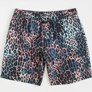 Blue crown men’s swim trunks